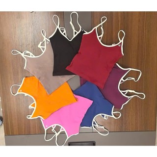 Áo thể thao croptop SEY Urban chất dệt kết hợp sợi creora tăng độ co giãn đàn hồi "HANDII"