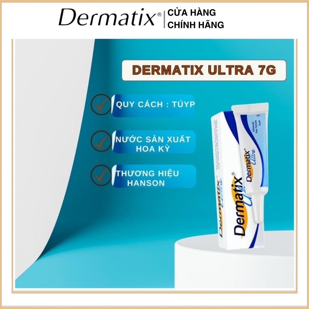 [NỘI ĐỊA MỸ] Gel bôi sẹo Dermatix Ultra 15g xóa mờ Sẹo Thâm, Sẹo Rỗ, Sẹo Lõm