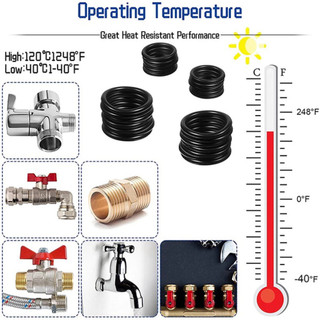 Hộp 400 gioăng cao su chất lượng cao, ron chỉ cao su 24 size chịu dầu, chịu nhiệt, chịu áp lực tốt
