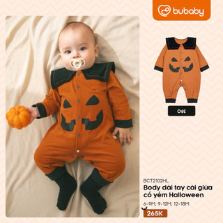 BuBaby BCT2102HL Body dài tay cài giữa cổ yếm Halloween cao cấp cho bé trai và bé gái chất liệu dày dặn, giữ nhiệt tốt
