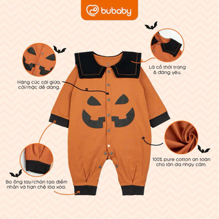BuBaby BCT2102HL Body dài tay cài giữa cổ yếm Halloween cao cấp cho bé trai và bé gái chất liệu dày dặn, giữ nhiệt tốt
