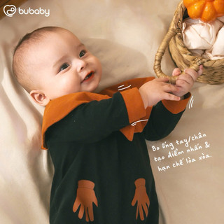 BuBaby BCT2110HL Body dài tay cài giữa cổ yếm Halloween cao cấp cho bé trai và bé gái mặc mùa lễ hội, chất liệu mềm mại