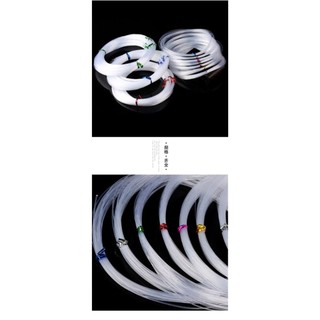 2 cuộn Dây cước trong suốt nhiều kích thước, dây xâu hạt, làm túi cườm Handmade