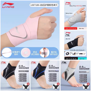💥Băng quấn bảo vệ khớp cổ tay LI-NING mỏng nhẹ bảo vệ khớp khi chơi thể thao