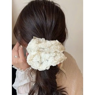 Buộc tóc scrunchies cho bé gái màu đen trắng