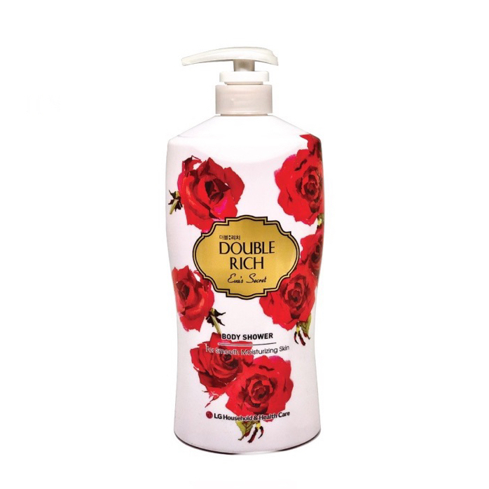 Sữa Tắm Double Rich Cân Bằng Ẩm Hương Hoa Hồng 800g Body Shower Eva's Secret