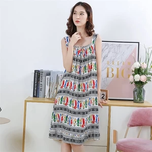 Váy ngủ Rayon mềm mại, đầm hai dây, bản to, mặc nhà hàng ngày vải , áo đầm ngủ mã VAV0224