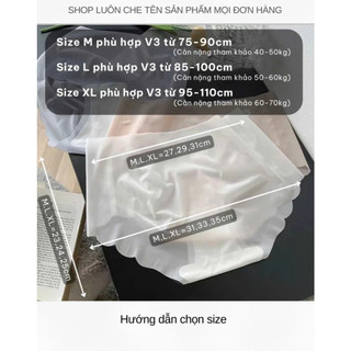(GIÁ HUỶ DIỆT) Quần su tơ tàn hình, siêu mỏng nhẹ mát, quần chip nữ mịn mát,Q35