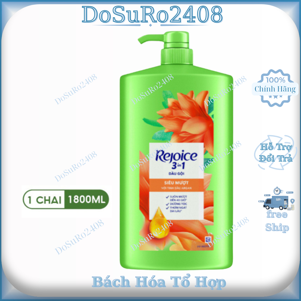 Dầu Gội Rejoice Siêu Mềm Mượt 48h 1800ml