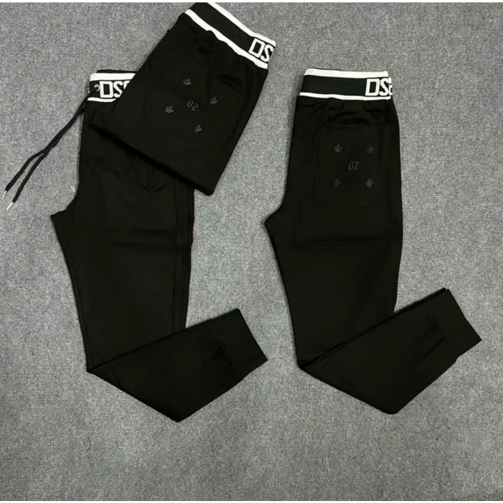 Quần Jogger Cạp Chữ D2 Thêu Chất Vải Umi Hàn Dày Dặn Không Xù Thời Trang Nam