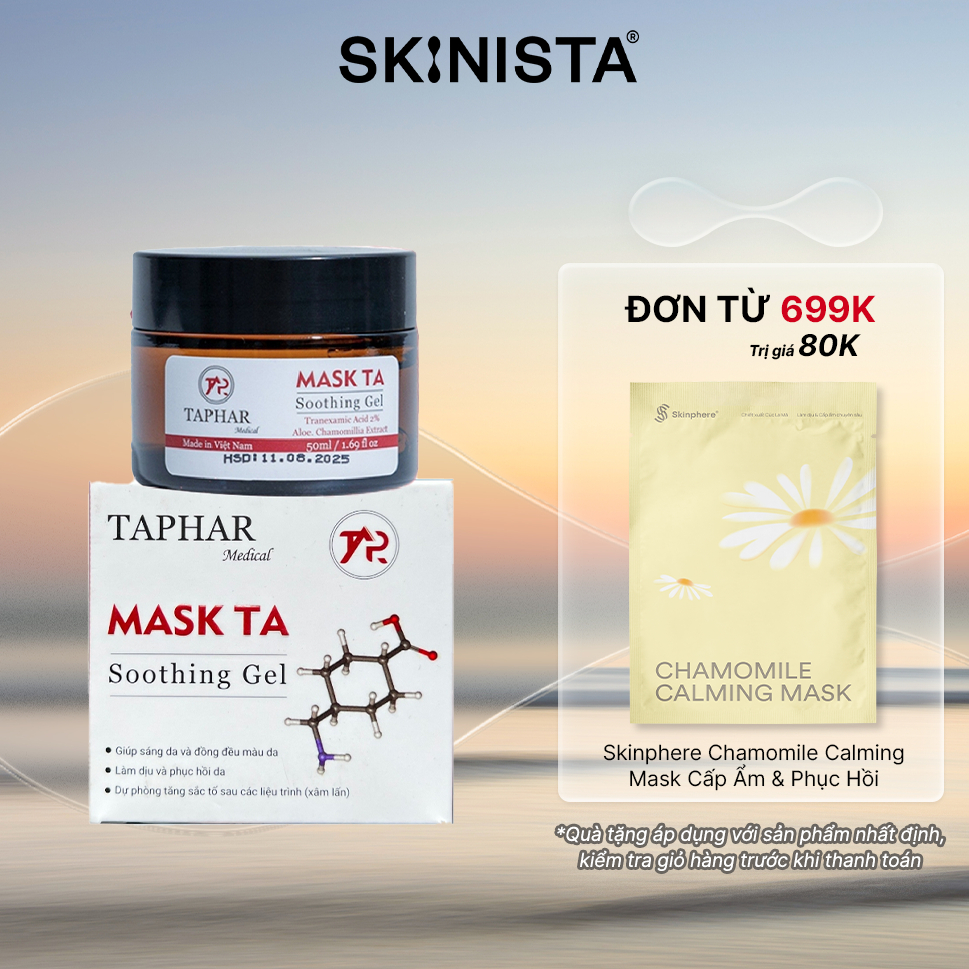 Mặt Nạ TAPHAR MASK TA Soothing Gel phục hồi và làm sáng da 50g | Shopee ...