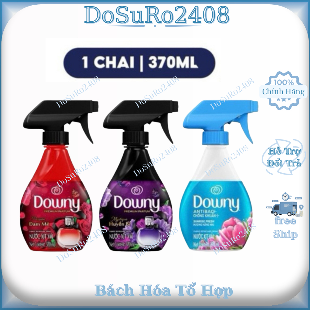 Xịt Vải DOWNY Khử Mùi Và Chống Khuẩn 99.9% Chai 370 ML