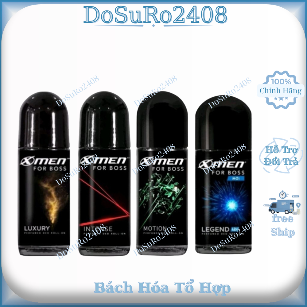 Lăn Khử Mùi X Men For Boss Intense Chai 50ml