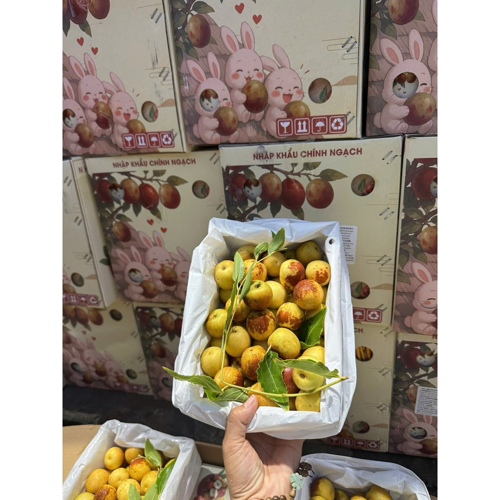 [Hoả Tốc HCM] Hồng Táo 2A Xách tay -Túi 1KG luôn hộp - Kèm túi giấy