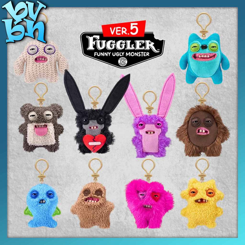 Móc Khóa Gấu Bông Fuggler Keyring Teething Monster Series 5 | Shopee ...