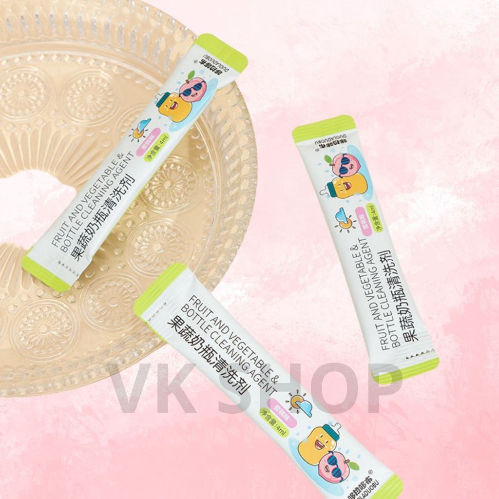 Nước Rửa Bình Sữa, Trái Cây, Bình Nước Mang Đi – Dạng Mang Đi Du Lịch Tiện Lợi, An Toàn, Làm Sạch Hiệu Quả