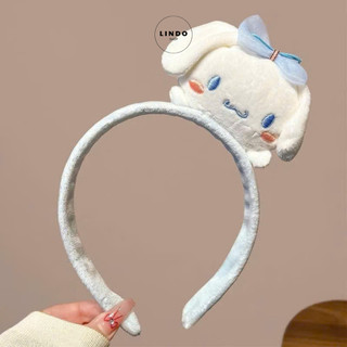 Cài Tóc Gấu Trúc Cute LINDO, Băng Đô Dễ Thương, Lông Nhung Mềm Mại, Kiểu dáng Đa Dạng