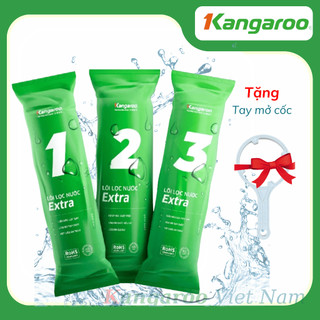 Lõi lọc nước Kangaroo 123 Chính Hãng 100% - Bộ 3 Lõi 1-2-3
