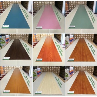 Tấm nhựa ốp tường Nano giả gỗ ( Dài 95cm rông 40cm) có nhận thi công lam sóng