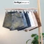 Quần short jean nữ co giãn lưng cao chất jean cotton co giãn dày dặn Anngo - AT429