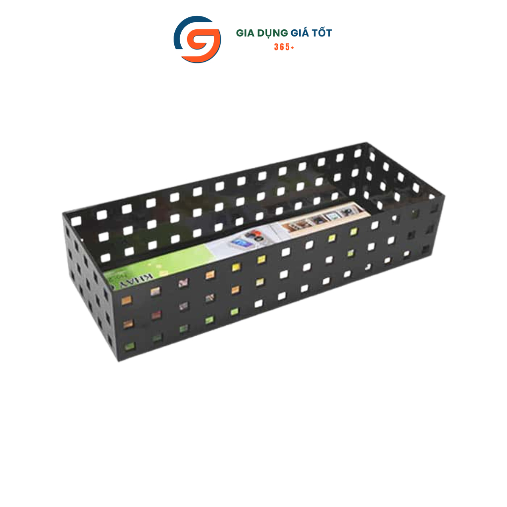 Khay nhựa trong suốt đựng đồ đa năng 28cm - khay nhựa đựng bàn học, trang điểm, văn phòng