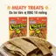 Cốt lết da bò cho chó - Snack Da bò tẩm vị BBQ 10 miếng Doggyman