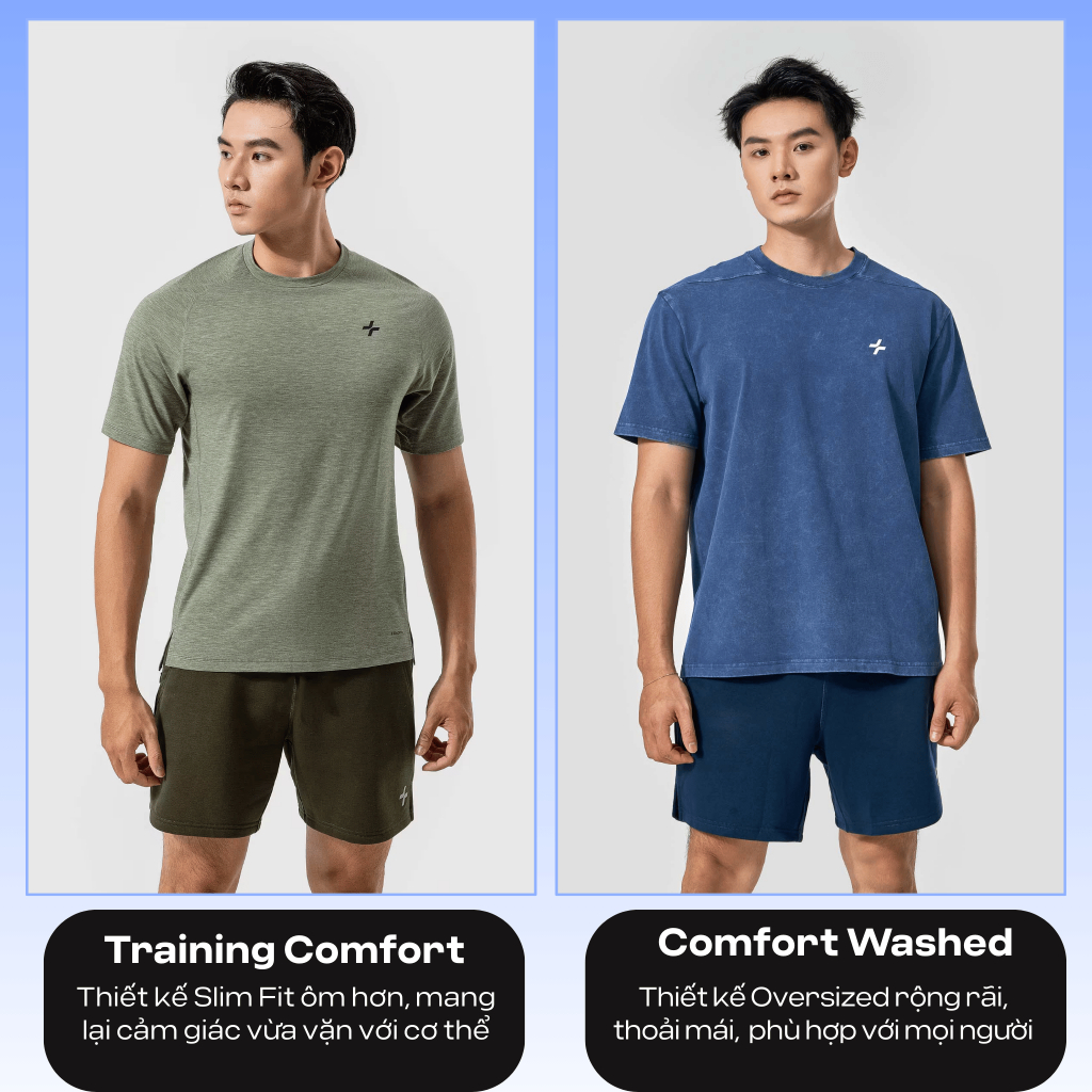[GIÁ TỐT TRÊN LIVE]Set thể thao pickleball Áo Training Comfort và shorts 7inch thoáng khí, set đa năng Coolmate