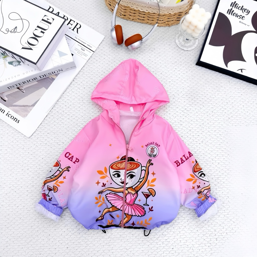 [BÁN TƯƠNG TÁC Đầu VỤ] Áo khoác gió tung tung sahur cho bé size 10-30kg (dưới 1m3)
