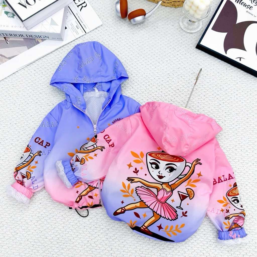 [BÁN TƯƠNG TÁC Đầu VỤ] Áo khoác gió tung tung sahur cho bé size 10-30kg (dưới 1m3)