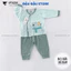 Bộ Dài Sơ Sinh Màu Thun Lạnh VT Chất Mềm Mịn Thấm Hút Mồ Hôi Cho Bé Sơ Sinh 3-9kg VT-DL119 Đậu Đậu Store