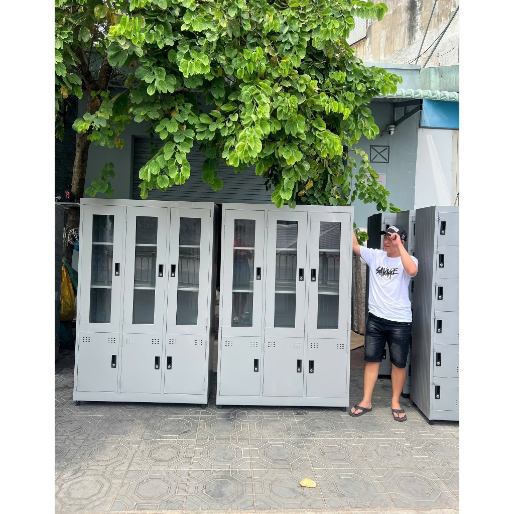 tủ hồ sơ kính đựng tài liệu văn phòng bằng sắt