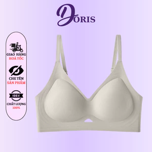 Áo Lót Nữ Không Gọng Đúc Su Đường Viền Mỏng Đệm Dày 3cm Mút Giọt Nước DORIS 0021