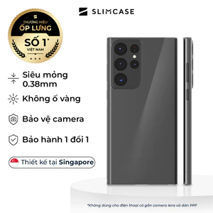 Ốp lưng CLASSIC Samsung S22 S21 S20 S10 Note10 Note20 SLIMCASE - Trong suốt, Không ố vàng, siêu mỏng