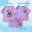 Set Đồ Thun Cotton Trẻ Em – In 2 Mặt Hình Bé Vịt Vàng Mission Space, Vải Mềm Mịn Thoáng Khí (M 268)