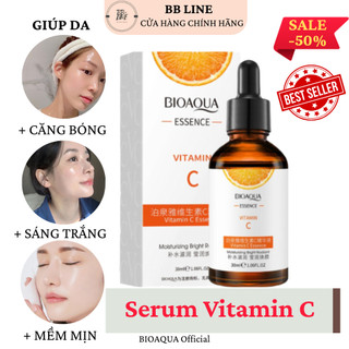 Serum Vitamin C Bioaqua 100ML giúp Dưỡng Ẩm, Căng Bóng, Làm Sáng Trắng Da, Kiềm Dầu (Chính Hãng)