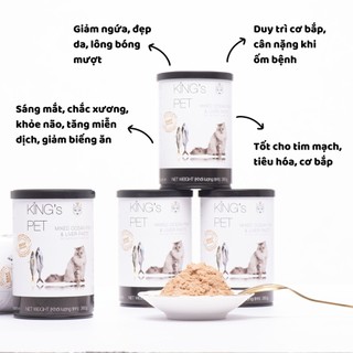 Pate Chó Mèo KING'S PET 380g ( Combo 12-24 lon ) Dành Cho Mọi Lứa Tuổi, Dinh Dưỡng Tối Ưu