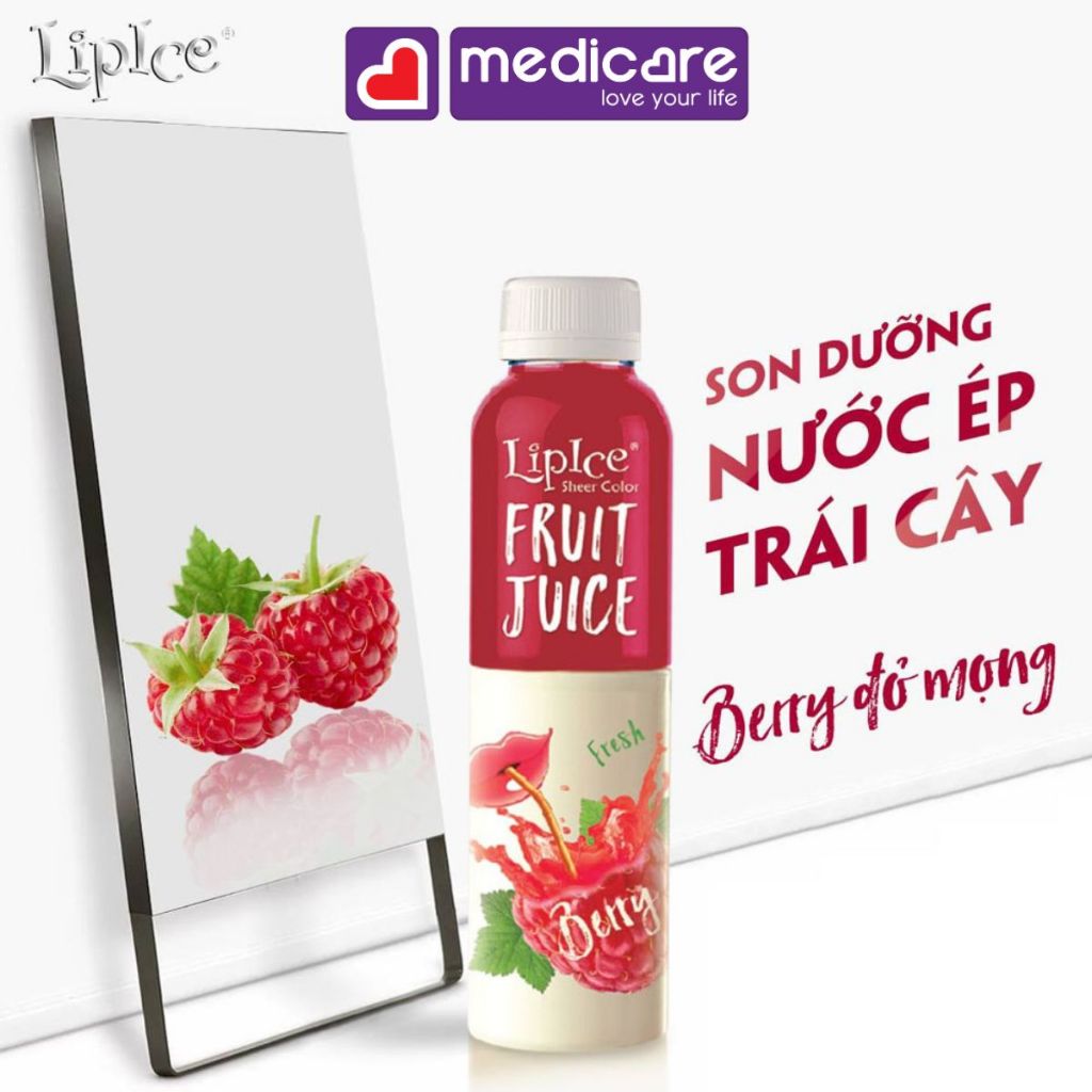 Son dưỡng LIPICE Sheer Color Fruit Juice Berry đỏ mọng 4g