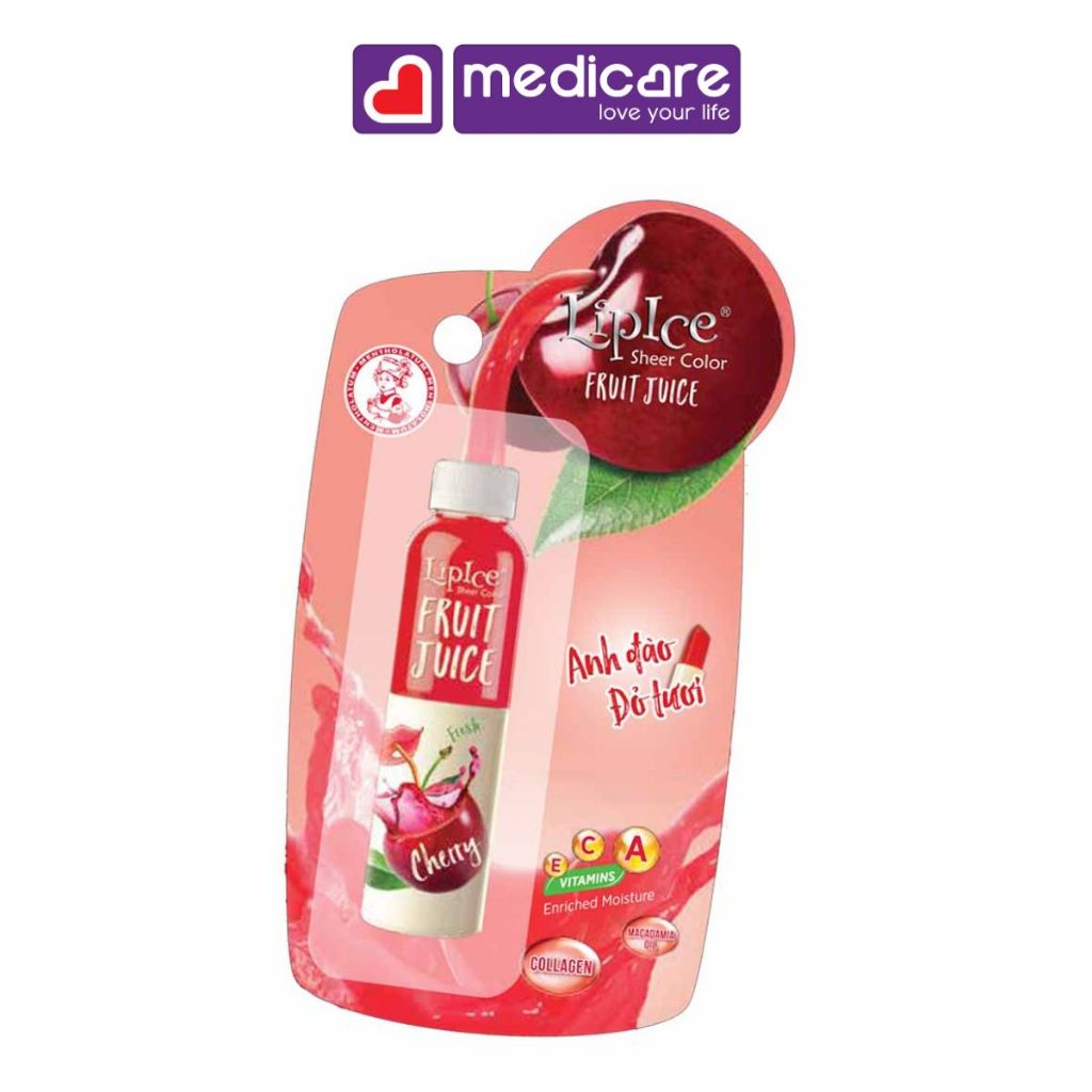 Son dưỡng LIPICE Sheer Color Fruit Juice Berry đỏ mọng 4g