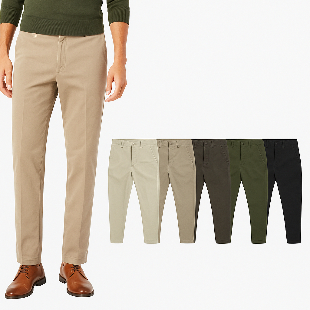 Quần kaki nam Hàn Quốc form slimfit, vải cao cấp, dáng chuẩn trẻ trung