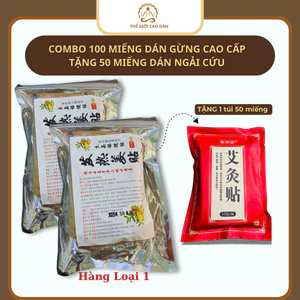 ] Cao Dán Gừng Siêu Nóng VIP – Giảm Đau Nhanh, Vai Gáy, Đau Lưng, Nhức Mỏi Cơ Thể