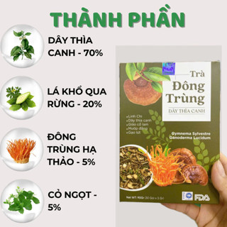 Trà Dây Thìa Canh, Dây Thìa Canh Tiểu Đường, Thanh Nhiệt, Giải Khát, Làm Mát Cơ Thể