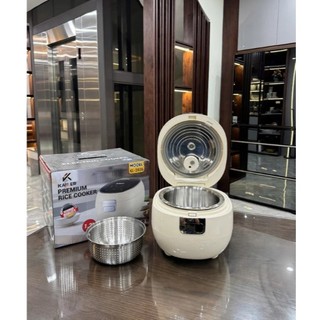Nồi cơm điện Kailer KL-2026 1.2L lòng inox vân lục giác chống dính, màn hình LED sang trọng