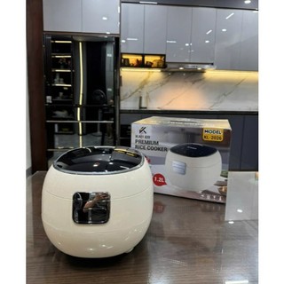 Nồi cơm điện Kailer KL-2026 1.2L lòng inox vân lục giác chống dính, màn hình LED sang trọng