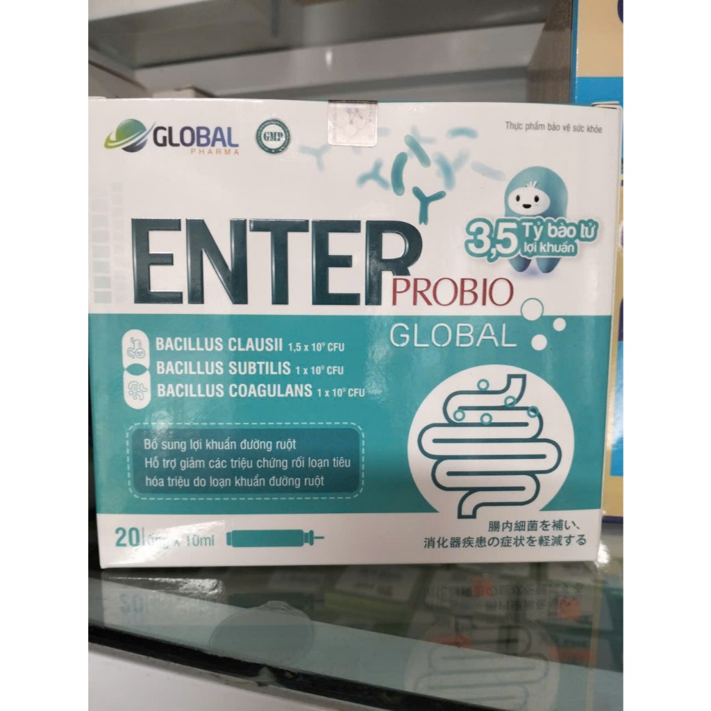 Men vi sinh Enter Probio ( HỘP 20 ỐNG) | Shopee Việt Nam