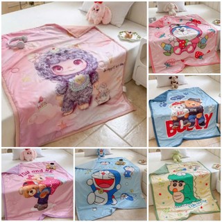 Chăn cotton đũi Hàn cho bé, chăn đi học cho bé vải cotton đũi nhập khẩu cao cấp mềm mịn thoáng khí
