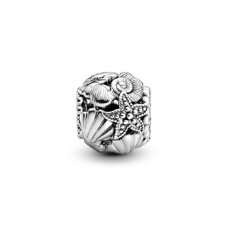 Charm Pandora Moments Bạc Họa Tiết Vỏ Sò Và Sao Biển 798950C00