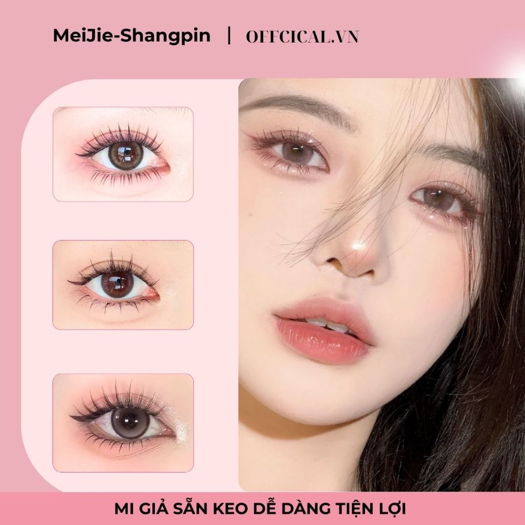 [FreeShip] Lông mi giả sẵn keo cao cấp có tái sử dụng nhiều lần, chuẩn form tự nhiên