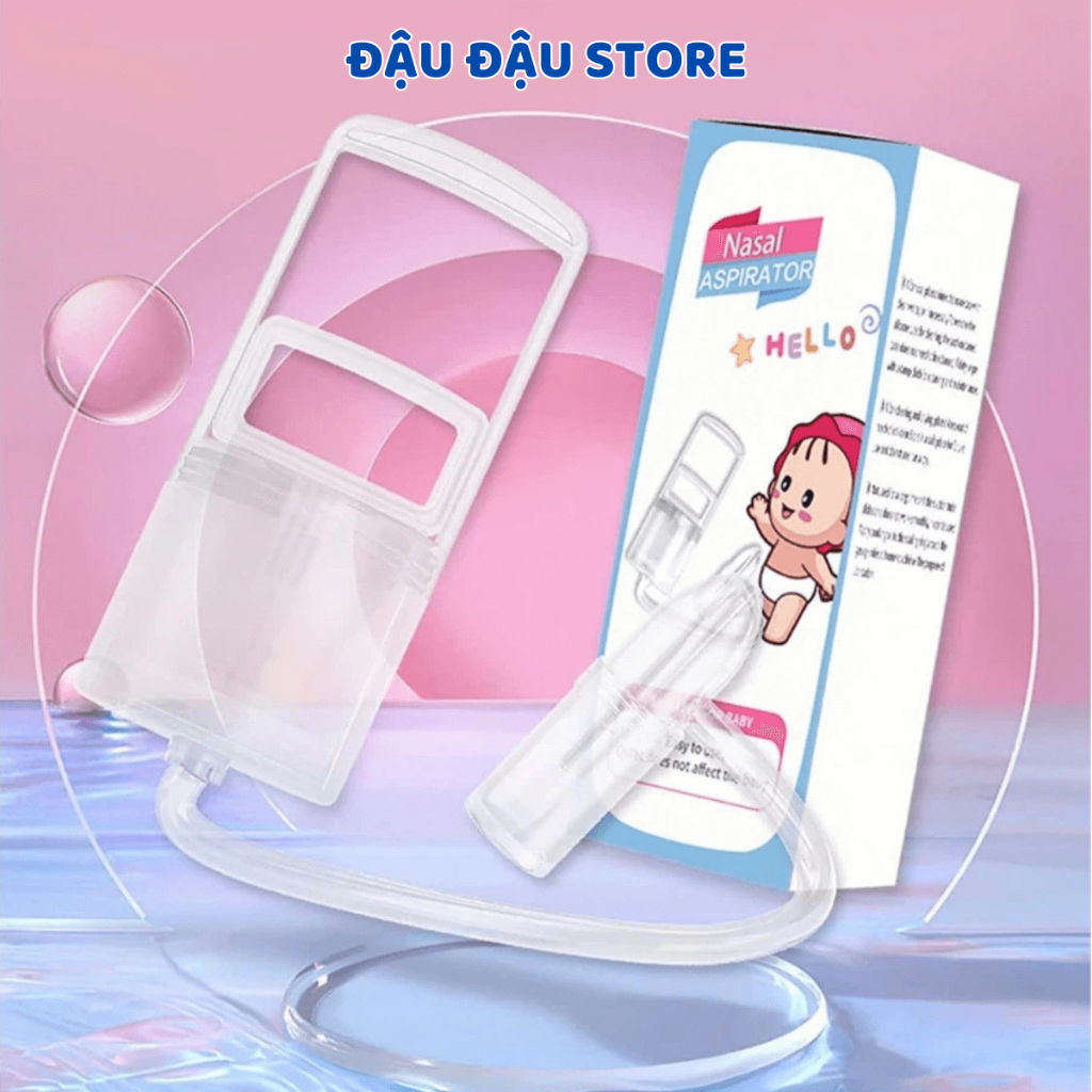 Dụng Cụ Hút Mũi Cầm Tay An Toàn Cho Trẻ Em Lực Hút Mạnh Không Gây Tổn Thương Cho Bé Dễ Sử Dụng - Đậu Đậu Store
