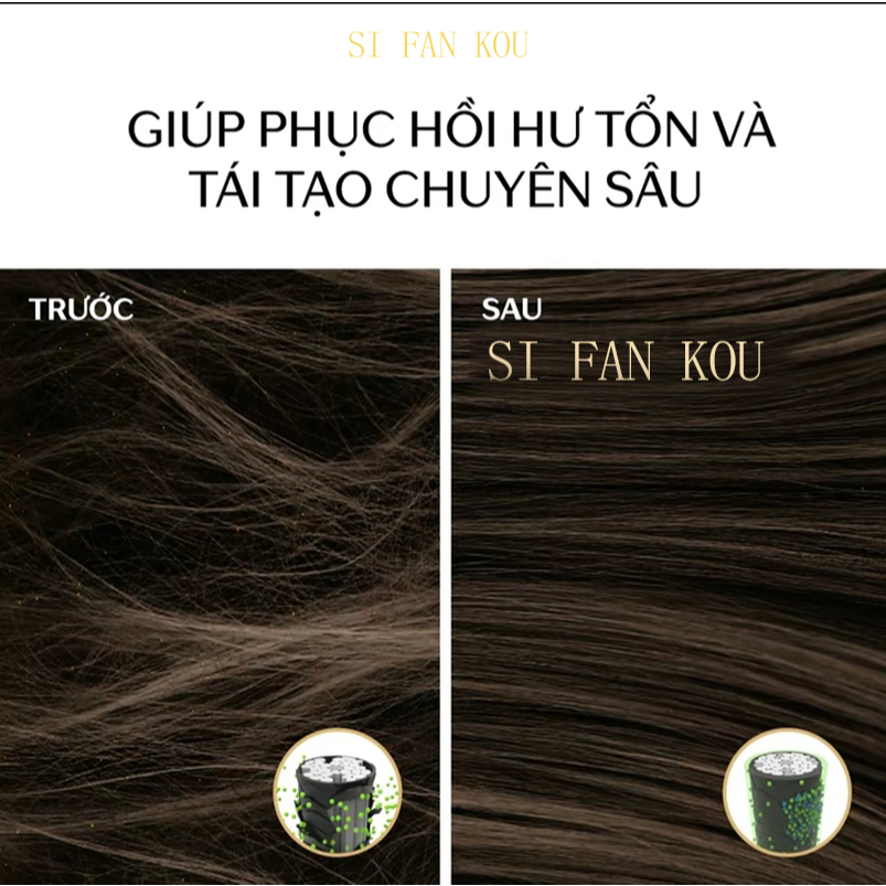 Mặt Nạ Dưỡng Tóc Keratin Ủ Tóc Phục Hồi Tóc Hư Tổn Giúp Tóc Siêu Mềm Mượt 1000ml