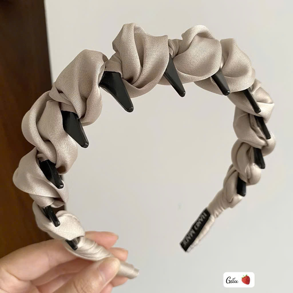 Bờm tóc nữ turban xoắn Hàn Quốc – Phụ kiện cài tóc thời trang